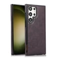 thumbnail image 1 of ELEHOLD for Samsung Galaxy S23 Ultra Leather Case, Premium PU Leather Slim Fit Lightweight Shockproof Protective Anti-Scratch Case for Galaxy S23 Ultra,Coffee, 1 of 4