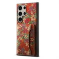 thumbnail image 1 of ELEHOLD for Samsung Galaxy S23 Ultra Leather Wallet Case,Cover with Retro Flower Pattern Built-in Card Slots Kickstand Shockproof Protective Phone Case for Samsung Galaxy S23 Ultra,Summer, 1 of 6