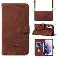 thumbnail image 1 of ELEHOLD for Samsung Galaxy S23 Wallet Case, Premium PU Leather Removable Adjustable Crossbody Shoulder Strap Magnetic Stand Card Slots Kickstand Shockproof Flip Cover Case for Women Men,Brown, 1 of 11