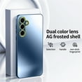 thumbnail image 1 of ELEHOLD for Samsung Galaxy S24 Case, Rugged Electroplated Matte Acrylic Ultra-Thin Frosted Shock-Absorbent Protective Phone Case with Camera Protection for Samsung Galaxy S24,Titaniumblue, 1 of 6