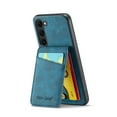 thumbnail image 1 of ELEHOLD for Samsung Galaxy S24 FE Plus Leather Wallet Case with Flip Back Card Slots Magnetic Button Kickstand Function Protective Shockproof Cover for Samsung Galaxy S24 FE Plus,Blue, 1 of 7