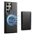 thumbnail image 1 of ELEHOLD for Samsung Galaxy S24 Plus 2-in-1 Leather Case Magnetic Detachable Card Holder Wallet Kickstand Function Shockproof Cover for Samsung Galaxy S24 Plus,Black, 1 of 7