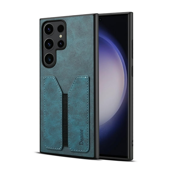 ELEHOLD for Samsung Galaxy S24 Plus,Built-in Back Card Holder Wallet Case PU Leather Slim Thin Shockproof Protective Samsung Galaxy S24 Plus Case, Blue