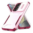 thumbnail image 1 of ELEHOLD for Samsung Galaxy S24 Plus Case,Military Grade Drop Protection Screen Protector Heavy Duty Non-slip Rugged Shockproof Case with Slide Window Cover for Samsung Galaxy S24 Plus,Pink, 1 of 7