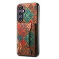thumbnail image 1 of ELEHOLD for Samsung Galaxy S24 Plus Leather Wallet Case,Cover with Retro Flower Pattern Built-in Card Slots Kickstand Shockproof Protective Phone Case for Samsung Galaxy S24 Plus,Winter, 1 of 6