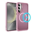 thumbnail image 1 of ELEHOLD For Samsung Galaxy S24+ Slim Shockproof Case, Skin-Friendlyp. Rugged Cover, MagSafe Compatible, Non-Slip, Raised Edges For Cam & Screen Protection, Pink, 1 of 8