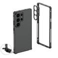 thumbnail image 1 of ELEHOLD For Samsung Galaxy S24 Ultra Case, Metal Frame Heat Dissipation Net Detachable Lens Cap Rugged Shockproof Bumper Frame Phone Case Cover For Samsung Galaxy S24 Ultra,Black, 1 of 9