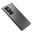 thumbnail image 1 of ELEHOLD for Samsung Galaxy S24 Ultra Case, Military Grade Matte Slim Anti-Fingerprint Metal Magnetic Bumper Frame Slim Hard Shock-Absorbent Phone Case Cover for Samsung Galaxy S24 Ultra,Black, 1 of 6