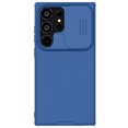 thumbnail image 1 of ELEHOLD for Samsung Galaxy S24 Ultra Rugged Hybrid Case, with Sliding Camera Lens Protector Rubber Bumper Non-Slip Protective Shockproof Case for Samsung Galaxy S24 Ultra, Blue, 1 of 7