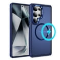 thumbnail image 1 of ELEHOLD For Samsung Galaxy S25 Ultra Slim Shockproof Case, Skin-Friendlyp. Rugged Cover, MagSafe Compatible, Non-Slip, Raised Edges For Cam & Screen Protection, Darkblue, 1 of 8