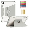 thumbnail image 1 of ELEHOLD for Samsung Galaxy Tab A8 10.5" 2022 Shockproof Rugged Flip Case Rotation Kickstand Function with Anti-Slip Strip Magnetic Heavy Duty Case X200/X205,Gray, 1 of 15