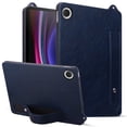 thumbnail image 1 of ELEHOLD for Samsung Galaxy Tab A9 Case, Slim Fit Protective PU Leather Business Wrist Strap Stand Shock-Resistant Protective Case for  Samsung Galaxy Tab A9,Blue, 1 of 8