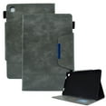 thumbnail image 1 of ELEHOLD for Samsung Galaxy Tab A9 Plus 11.0" (2023) Flip Leather Case with Card Slots Kickstand Function Magnetic Clasp Shockproof Protective Cover for Samsung Galaxy Tab A9+,Gray, 1 of 6