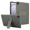 thumbnail image 1 of ELEHOLD For Samsung Galaxy Tab S10FE/S10/S9FE Military Garde Protection Case Slim Rugged Cover, with Built-in Kicksatnd, Lens/Screen Edge Protection, Gray, 1 of 7