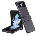 thumbnail image 1 of ELEHOLD for Samsung Galaxy Z Flip 4/3 Rugged Case with Hinge Protection Hard PC Shockproof Protective Case Slim Lightweight Cover for Samsung Galaxy Z Flip 4/Z Flip 3,Black, 1 of 1