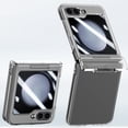 thumbnail image 1 of ELEHOLD for Samsung Galaxy Z Flip 5 Case,Full Body Protection with Built-in Front Screen Protector Hinge Protection Hard PC Shockproof Case for Galaxy Z Flip 5 2023,Clear, 1 of 8