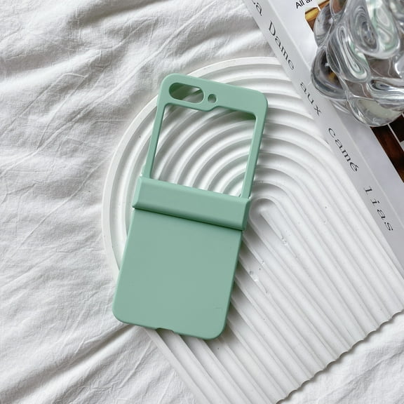 ELEHOLD for Samsung Galaxy Z Flip 5  Case, Full Body Shockproof  Slim Fit Matte Rugged Hard PC Hinge Protection Skin Friendly Non-Slip Case for Samsung Galaxy Z Flip5 ,Mint