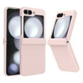 thumbnail image 1 of ELEHOLD for Samsung Galaxy Z Flip 5 Case, Ultra Slim Lightweight Case Frosted Matte Hard PC Spring Hinge Protection Shockproof Cover for Samsung Galaxy Z Flip 5 2023 Case, Pink, 1 of 5