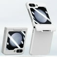 thumbnail image 1 of ELEHOLD for Samsung Galaxy Z Flip 6 Case,Full Body Protection with Built-in Front Screen Protector Hinge Protection Hard PC Shockproof Case for Galaxy Z Flip 6 2024,White, 1 of 8