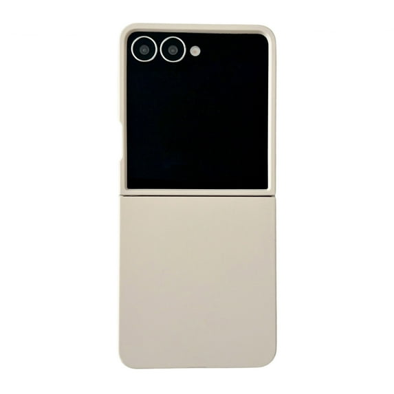 ELEHOLD for Samsung Galaxy Z Flip 7 2025 Case, Ultra Slim Thin Durable Matte Hard PC Shockproof Protective Phone Case Cover for Samsung Galaxy Z Flip 7, Antiquewhite