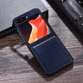 thumbnail image 1 of ELEHOLD for Samsung Galaxy Z Flip5 2023 Leather Case Premium PU Leather Ultra Slim Lightweight Shockproof Anti-Scratch Durable Phone Case design for Galaxy Z Flip5,Darkblue, 1 of 11