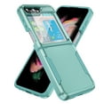 thumbnail image 1 of ELEHOLD for Samsung Galaxy Z Flip5 with Built-in Retractable Sliding Hinge Protector Case,Rugged Shockproof Anti-Scratch with 1 Pack Small Screen Protector for Galaxy Z Flip5 2023,Mint, 1 of 7