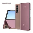 thumbnail image 1 of ELEHOLD for Samsung Galaxy Z Fold 4 2022 Folding Case, Luxury Plating Mirror Magnetic Hidden Kickstand Function Hinge Protection Shockproof Hybrid Cover Case for Z Fold4 5G 7.6 inch, Rosegold, 1 of 9