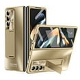 thumbnail image 1 of ELEHOLD for Samsung Galaxy Z Fold 4 5G Full Body Case, Luxury Plating Case with Built-in Screen Protector Hidden Kickstand Rugged Shockproof Cover for Samsung Z Fold4 2022,Gold, 1 of 7
