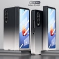 thumbnail image 1 of ELEHOLD for Samsung Galaxy Z Fold 4 Folding Case, Gradient Colorful Fashion Style Hinge Protection Camera Protection Anti-Scratch Shockproof Slim Case for Samsung Galaxy Z Fold4 6.7 inch 2022, Black, 1 of 7