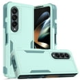 thumbnail image 1 of ELEHOLD for Samsung Galaxy Z Fold 4 Rugged Case, Armor Hard PC Soft TPU Hybrid Anti-Drop Camera Lens Protection Shockproof Glossy Non-Slip Slim Fit Case for Z Fold4 7.6 inch,Mint, 1 of 6