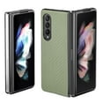 thumbnail image 1 of ELEHOLD for Samsung Galaxy Z Fold 4 Slim Folding Case Fiber Pattern Full Body Protection Shockproof Anti-Fingerprint Anti-Scratch Protective Case  for Galaxy Z Fold 4 5G 2022, Green, 1 of 8