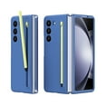 thumbnail image 1 of ELEHOLD for Samsung Galaxy Z Fold 5 Case with Built-in Screen Protector Free Stylus Pen & Pen Holder Full Body Protective Shockproof Cover for Samsung Galaxy Z Fold 5 5G,Blue, 1 of 7