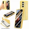 thumbnail image 1 of ELEHOLD for Samsung Galaxy Z Fold 5 Case with Built-in Screen Protector, Full Body Anti-Scratch Shockproof Cover with Non-Slip Wristband Slim Lightweight Case for Samsung Galaxy Z Fold 5 2023,Yellow, 1 of 8