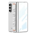 thumbnail image 1 of ELEHOLD for Samsung Galaxy Z Fold 5 Full Body Case, with Built-in Screen Protector Non-Slip Wristband Elastic Strap Rugged PC Slim Shockproof Cover for Samsung Z Fold5,Silver, 1 of 8