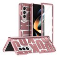 thumbnail image 1 of ELEHOLD for Samsung Galaxy Z Fold 5  Rugged Case,Hinge Protection with Built-in Screen Protector Full Body Shockproof Plating Armor Case Cover for Samsung Z Fold 5 2023,Rosegold, 1 of 7