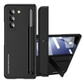 thumbnail image 1 of ELEHOLD for Samsung Galaxy Z Fold 6 Built-in S Pen Holder Case with Pen Stylus,Shockproof PC Case with Front Screen Protector with Detachable Modules Stand Cover for Galaxy Z Fold 6,Black, 1 of 8