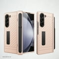 thumbnail image 1 of ELEHOLD for Samsung Galaxy Z Fold 6 Case with Foldable Invisible Stand,Full Body Rugged Sliding Hinge Protection Case for Samsung Galaxy Z Fold 6,Gold, 1 of 3