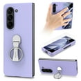 thumbnail image 1 of ELEHOLD for Samsung Galaxy Z Fold 6 Case,Skin-Friendly Full Body Protection 360 Degree Ring Kickstand Shockproof Slim Phone Case with Screen Protector for Samsung Galaxy Z Fold 6,Purple, 1 of 11