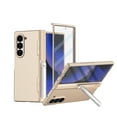 thumbnail image 1 of ELEHOLD for Samsung Galaxy Z Fold 6 Case, Slim Hinge Protection Hard PC Invisible Kickstand Full Protection Shock-Absorbent Cover with Screen Protector for Samsung Galaxy Z Fold 6,Rosegold, 1 of 7