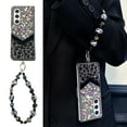 thumbnail image 1 of ELEHOLD for Samsung Galaxy Z Fold 6 Case, Women Girl Slim Hard PC Glitter Leopard Pattern Design Shock-Absorbent Protective Case with Lanyard for Samsung Galaxy Z Fold 6,Black, 1 of 9