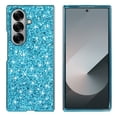 thumbnail image 1 of ELEHOLD for Samsung Galaxy Z Fold 7 2025, Glitter Bling Sparkle Shiny Diamond Slim Soft TPU Anti-Scratch Shockproof Protective Case for Women Girls for Samsung Galaxy Z Fold 7 2025,Blue, 1 of 8