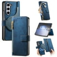 thumbnail image 1 of ELEHOLD for Samsung Galaxy Z Fold 7 Case, Detachable Magnetic Premium Flip Soft PU Leather Credit Card Slots RFID Blocking Kickstand Shockproof Protective Case for Samsung Galaxy Z Fold 7,Blue, 1 of 9