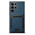 thumbnail image 1 of ELEHOLD for Samsung S24 Ultra Case, Compatible with Mag Safe Accessory, 2 in 1 Detachable Magnetic Card Holder Faux Lychee Pattern Leather Kickstand Wallet Case for Samsung S24 Ultra,Blue, 1 of 6