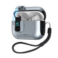 thumbnail image 1 of ELEHOLD Secure Lock AirPods Case with Stand For Airpods Pro 2nd Gen (2022) , Magnetic Closure Anti-Loss Strap Cute Color Design Shockproof Protective Cover Supports Wireless Charging,Gray, 1 of 8