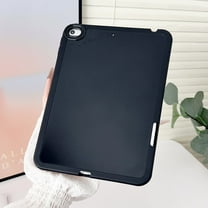 ELEHOLD Shockproof Case For iPad mini 5/mini 4, Slim Lightweight Soft TPU Pen Slot Shock-Absorbent Back Durable Anti-Scratch Shell, Black
