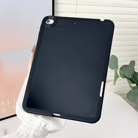 ELEHOLD Shockproof Case For iPad mini 5/mini 4, Slim Lightweight Soft TPU Pen Slot Shock-Absorbent Back Durable Anti-Scratch Shell, Black