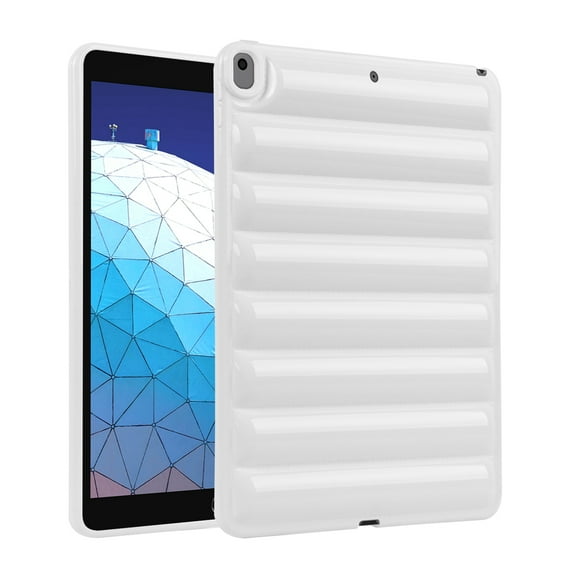 ELEHOLD Shockproof Case for iPad mini 7 (A17Pro) 2024/6th Gen, Soft Anti-Drop Cover Down Jacket Desigh Camera Protection Precise Cutouts Case Cover, Clear