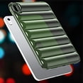 thumbnail image 1 of ELEHOLD Shockproof Clear Case for iPad Air 11-inch M3 (2025) / M2 (2024), Soft Clear Anti-Drop Cover Down Jacket Desigh Camera Protection Shockproof Case Cover,Green, 1 of 7