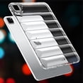 thumbnail image 1 of ELEHOLD Shockproof Clear Case for iPad Pro 12.9 inch 2018/2020/2021/2022,iPad Air13 2025/2024, Soft Clear Anti-Drop Cover Down Jacket Desigh Camera Protection Shockproof Case Cover, Clear, 1 of 7