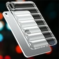 thumbnail image 1 of ELEHOLD Shockproof Clear Case for iPad mini 7 (A17Pro) 2024/6th Gen, Soft Clear Anti-Drop Cover Down Jacket Desigh Camera Protection Shockproof Case Cover, Clear, 1 of 7